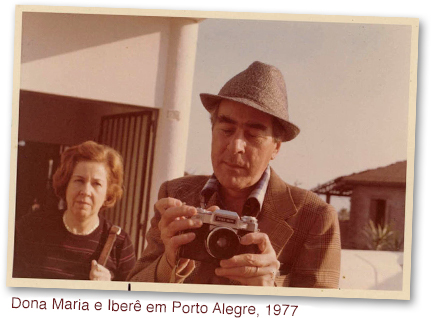 D. Maria e Iberê em Porto Alegre, 1977